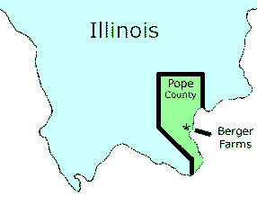 Map to archery hunting